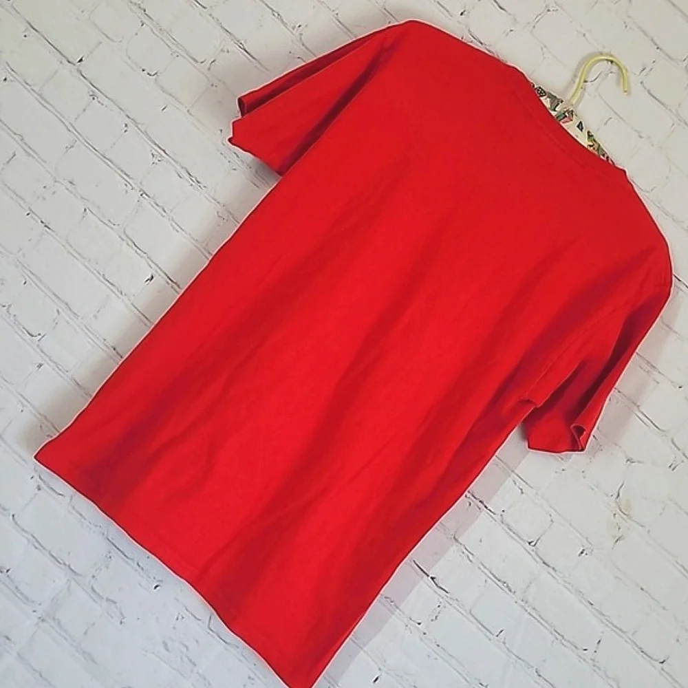 Vintage Y2K No Boundaries Chili Pepper Red Tattoo Jaguar Print Tee Tshirt Size S - Picture 13 of 15